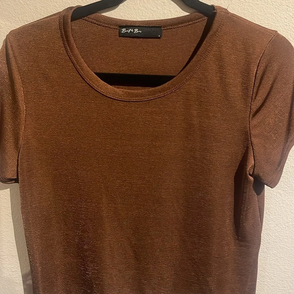 Metallic Crop Top Size L